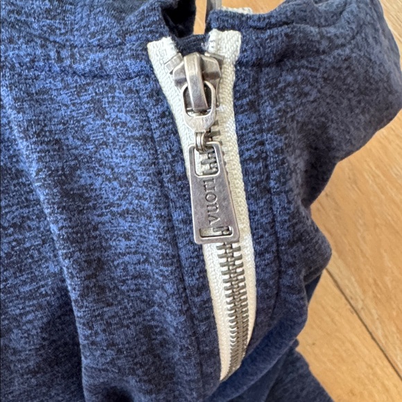 Vuori Halo Performance Full Zip Hoodie Halo Fabric Midnight Heather Size L - Picture 8 of 9